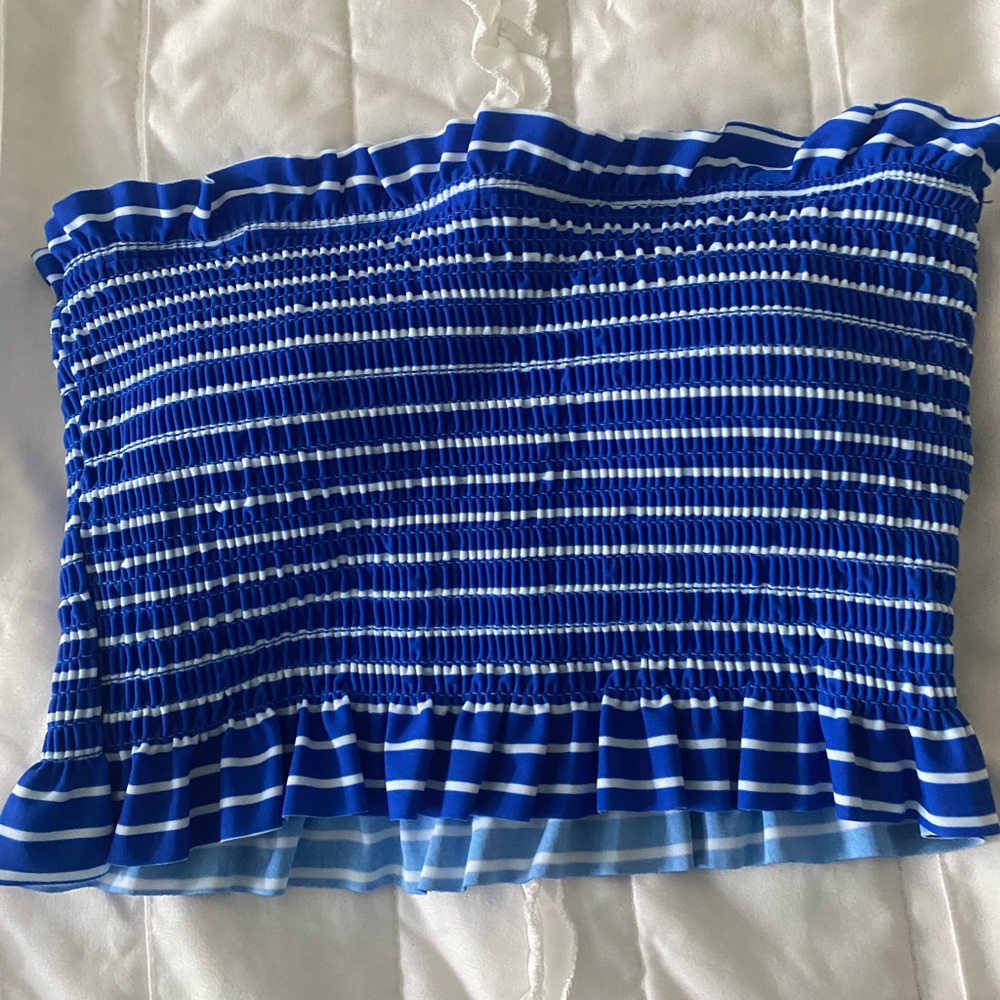 Striped Swim suit top